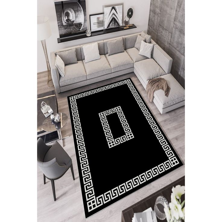 Matto Linento W872, 180x280cm, musta