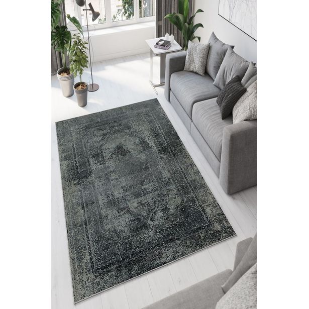Käytävämatto Linento W932, 80x150cm, tummanharmaa
