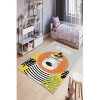 Lastenhuoneen matto Linento W1003, harmaa, eri kokoja