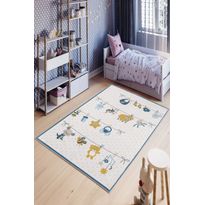 Lastenhuoneen matto Linento W1007, 120x180cm, beige