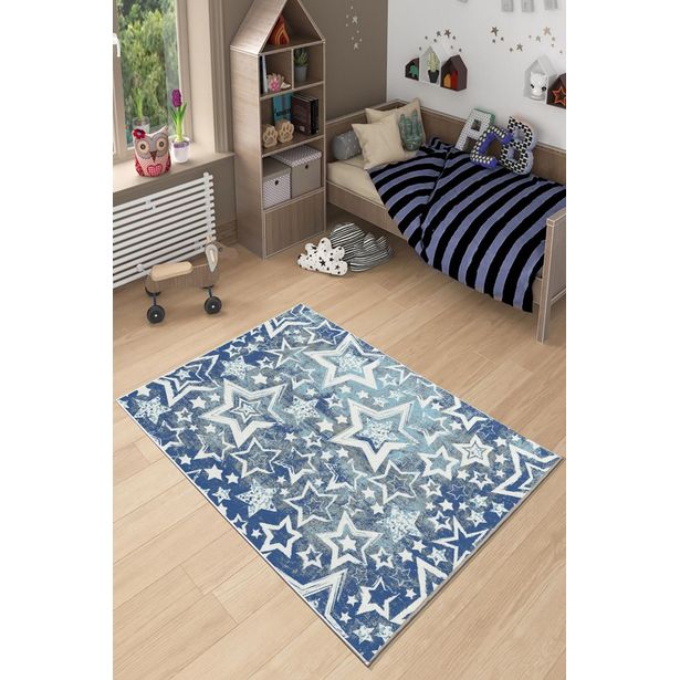 Matto Linento W1011, 100x150cm, sininen
