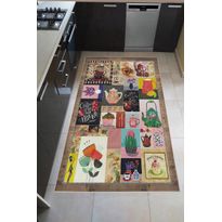 Keittiön matto Linento W1027, monivärinen, eri kokoja