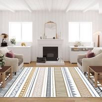 Käytävämatto Linento W1079, 80x120cm, beige