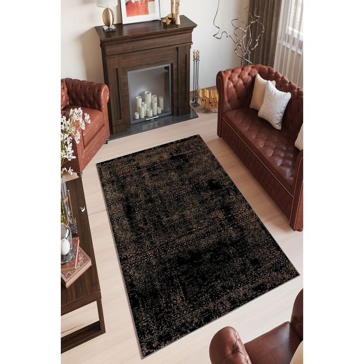 Matto Linento W1115, 60x100cm, musta