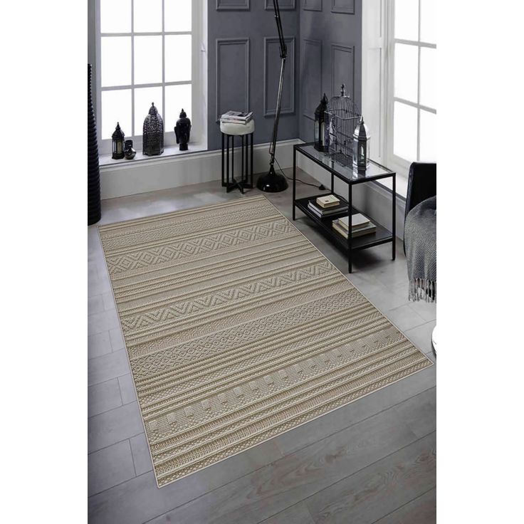 Käytävämatto Linento W1120, beige, eri kokoja
