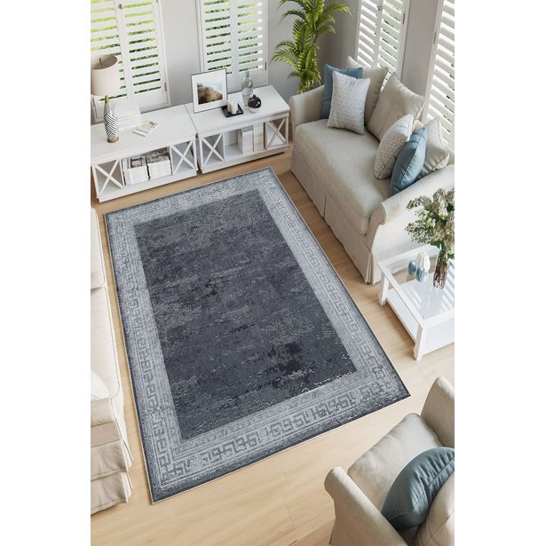 Matto Linento W1153, 140x220cm, harmaa