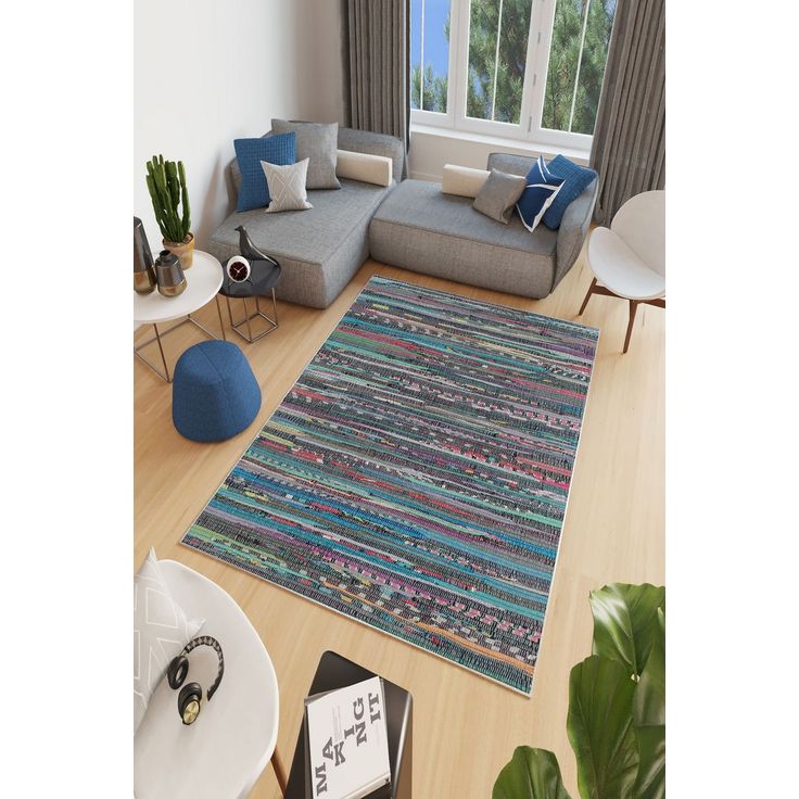 Käytävämatto Linento W1185, 80x120cm, monivärinen
