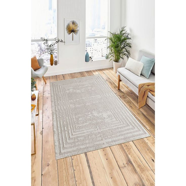 Käytävämatto Linento W1196, 80x150cm, beige