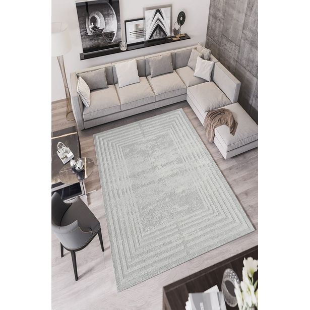 Matto Linento W1197, 180x280cm, harmaa