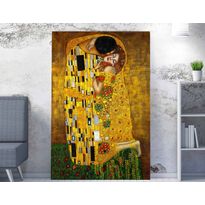 Canvas-taulu Linento Gustav Klimt - The Kiss, 50x70cm, monivärinen