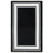 Käytävämatto Linento Serilda 75x150cm mustavalkoinen