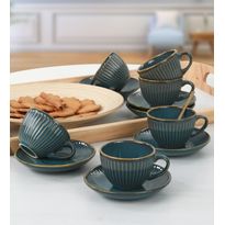 Teeastiasto Linento Dawn Mist, 12 osaa, turkoosi
