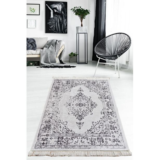 Käytävämatto Linento Loris, 80x120cm, harmaa