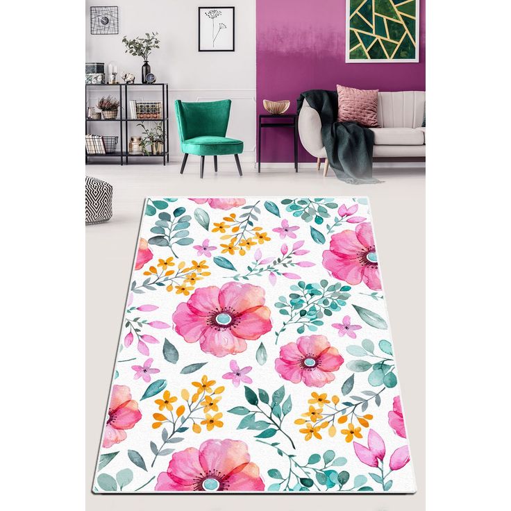 Käytävämatto Linento Azalea, monivärinen, eri kokoja