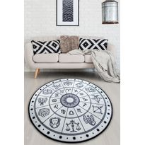 Pyöreä matto Linento Horoscope, valkoinen, eri kokoja