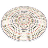 Pyöreä matto Linento Broderie, Ø120cm, monivärinen