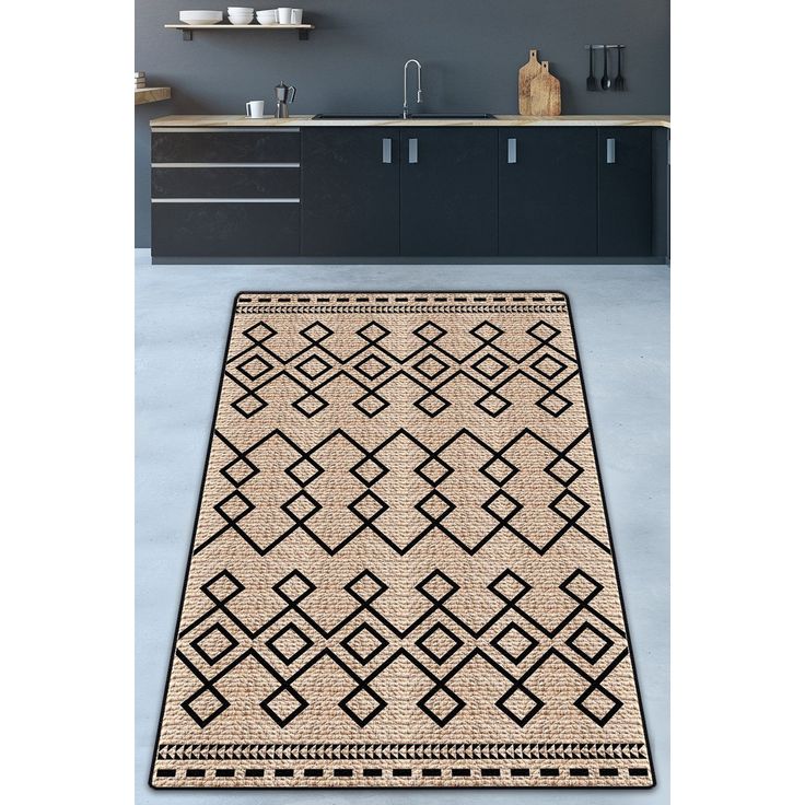 Matto Linento Hawk 120x150cm beige/musta