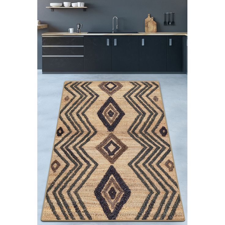 Matto Linento Inter Ferens, 80x120cm, ruskea