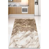 Käytävämatto Linento Mystisk, 80x120cm, beige/ruskea