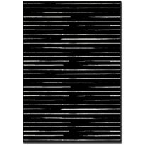 Käytävämatto Linento ASR CRPT-57, 80x140cm, mustavalkoinen