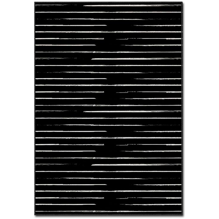 Käytävämatto Linento ASR CRPT-57, 80x140cm, mustavalkoinen