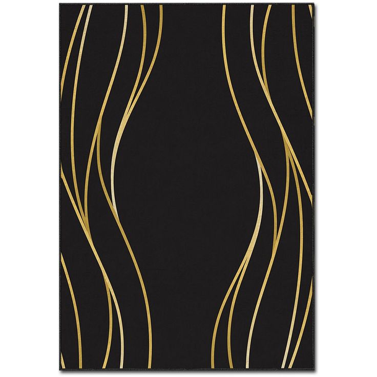 Käytävämatto Linento ASR CRPT-70, 80x140cm, musta/kulta