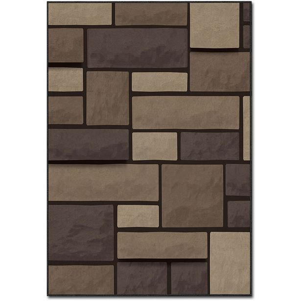 Käytävämatto Linento Asra 80x140cm ruskea