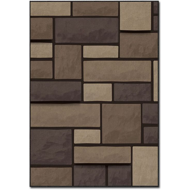 Käytävämatto Linento Asra 80x140cm ruskea