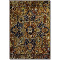 Käytävämatto Linento ASR CRPT-109, 80x140cm, sininen/oranssi