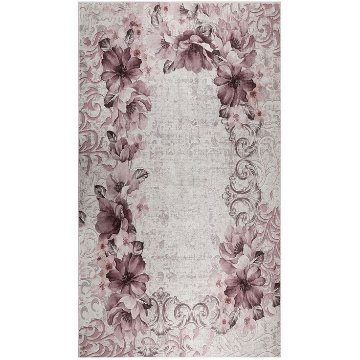 Käytävämatto Linento Romantica 80x140cm roosa