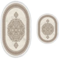 Kylpyhuonemattosetti Linento 410602, 2kpl, ruskea