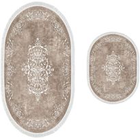 Kylpyhuonemattosetti Linento 410616, 2kpl, beige