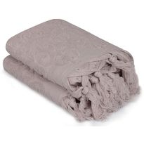 Käsipyyhe Linento Saheser, 50x90cm, tupsu beige, 2kpl