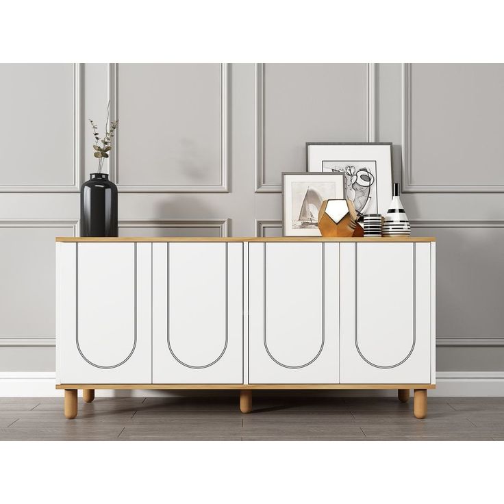 Senkki Linento Furniture Elaris, leveys 150cm, valkoinen/ruskea
