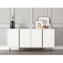 Senkki Linento Furniture Arven, leveys 150cm, valkoinen