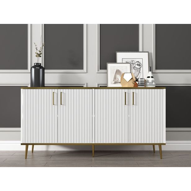 Senkki Linento Furniture Poly, leveys 150cm, valkoinen