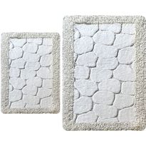 Kylpyhuonemattosetti Linento Stone, 2kpl