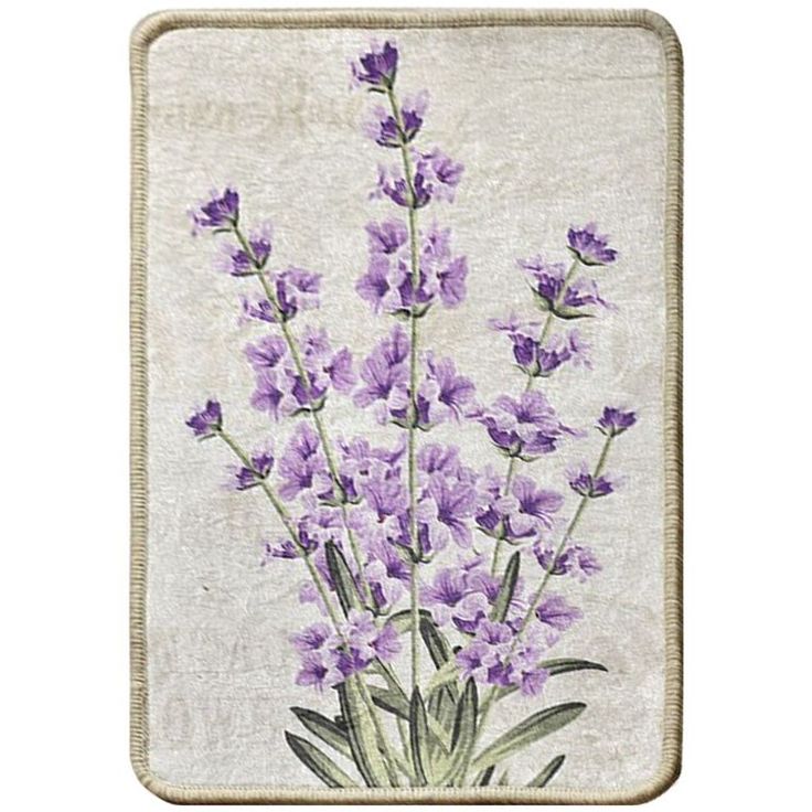 Kylpyhuonematto Linento Lavender, 40x60cm, liila