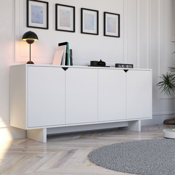Senkki Linento Furniture Doruk, leveys 180cm, valkoinen