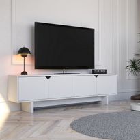 TV-taso Linento Furniture Doruk, leveys 180cm, valkoinen