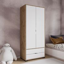 Vaatekaappi Linento Furniture Royal Drawers 80, 80x183cm