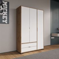 Vaatekaappi Linento Furniture Royal Drawers 120, 120x183cm