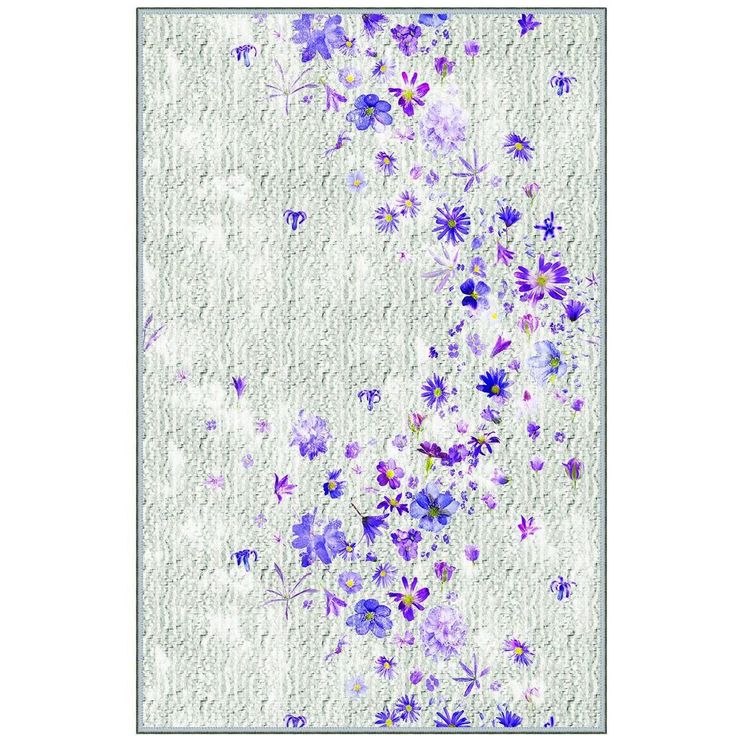 Käytävämatto Linento EEXFAB433, 80x120cm, violetti