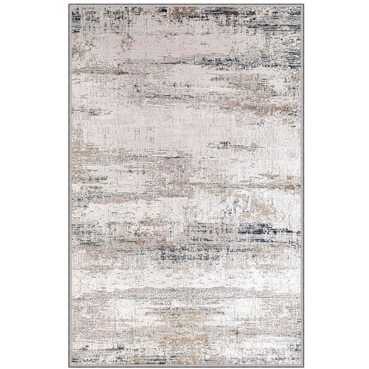 Käytävämatto Linento EEXFAB446, 80x300cm, beige/valkoinen