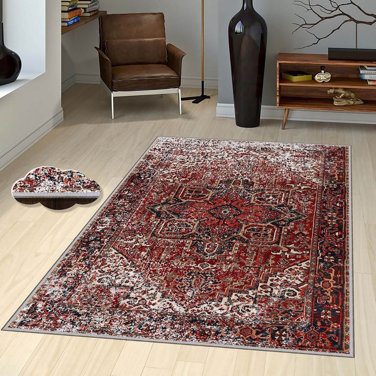 Matto Linento EEXFAB453, 180x280cm, punainen