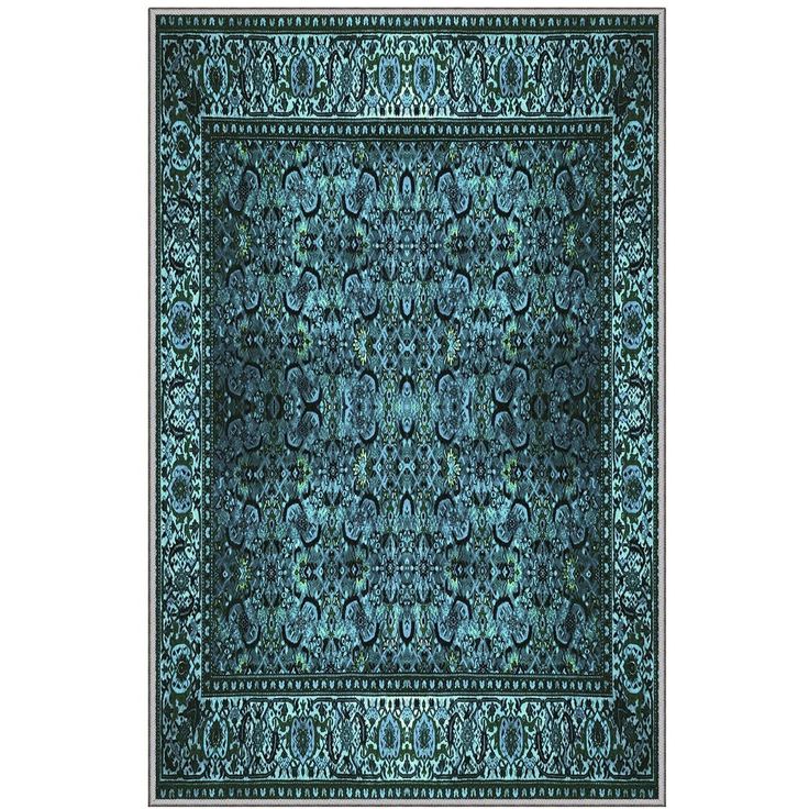 Käytävämatto Linento EXFAB259 2, 80x300cm, sininen