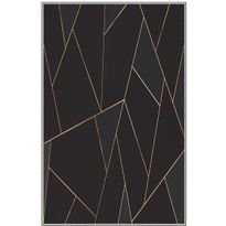 Käytävämatto Linento EXFAB321 V2, 80x200cm, musta/kulta