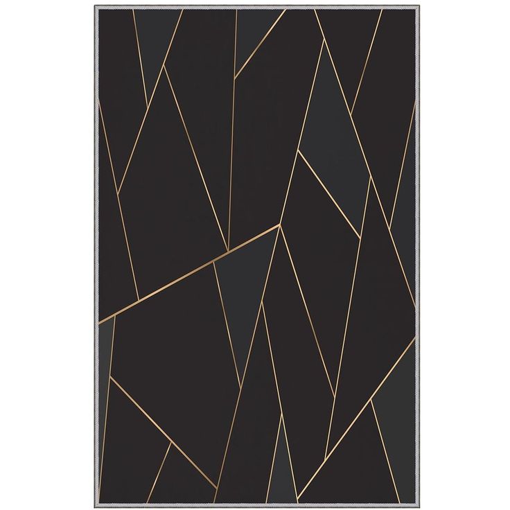 Käytävämatto Linento EXFAB321, 80x200cm, musta/kulta