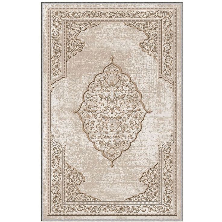 Käytävämatto Linento EEXFAB621, 80x120cm, beige