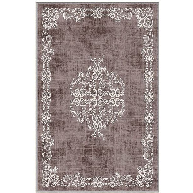 Käytävämatto Linento EEXFAB636, 80x120cm, ruskea